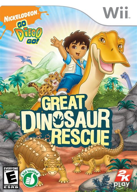 Go, Diego, Go! Great Dinosaur Rescue Nintendo WII Game