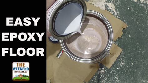 Easy DIY Epoxy Floor - Great Weekend Project! - DIY - HOW TO! - YouTube