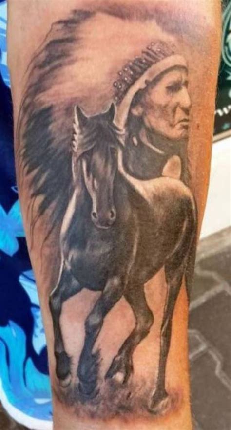 20 Horse Tattoos | Horse tattoo, Horse tattoo design, Native american horse tattoo