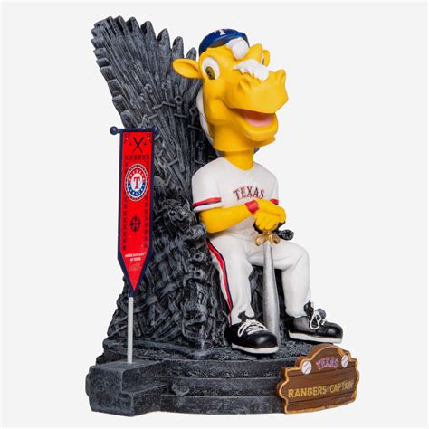 Texas Rangers Rangers Captain Game Of Thrones Mascot Bobblehead FOCO