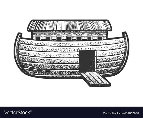 Noahs ark sketch Royalty Free Vector Image - VectorStock