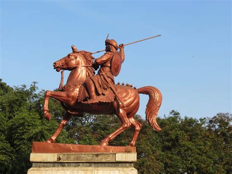 Equestrian statue of Baji Rao I in Pune, Maharashtra India