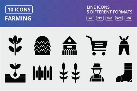 Vector Farming Icon Set (2683710)