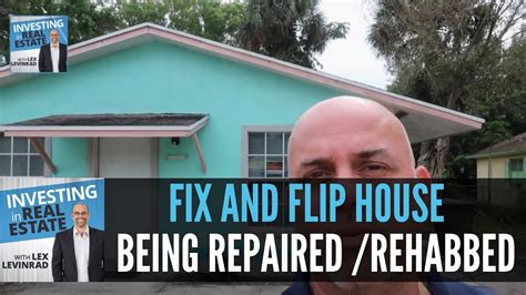 Fix And Flip House Being Repaired During Rehab