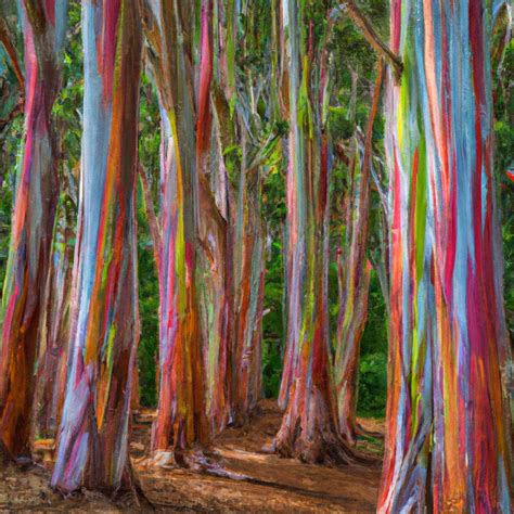 Rainbow Eucalyptus Trees in Hawaii: A Colorful Wonder of Nature - TooLacks