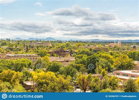 Santa Fe, New Mexico Skyline Stock Image - Image of house, church: 165384781