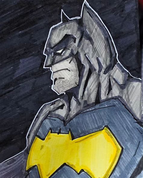 Quick Daily Art Doodle – Batman – A DC Comics Fan Art – Poetic Dustbin