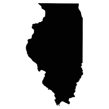 Illinois Il State Border Usa Map Eps Detailed Outline Vector, Eps, Detailed, Outline PNG and ...