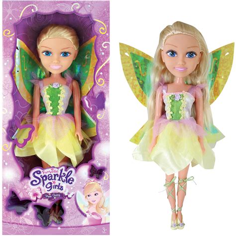 Funville Sparkle Girlz 20" Fairy, Caucasian, Style #2 - Walmart.com