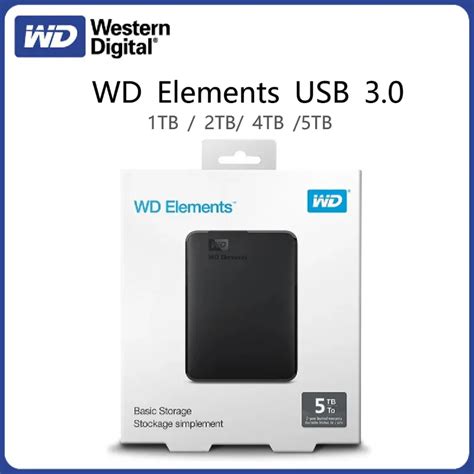 Western-Digital-Original-WD-Elements-5TB-External-Hard-Drive-2-5-USB-3 ...