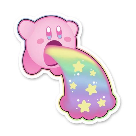 Vom Kirby Vinyl Sticker | Weatherproof | Cute and kawaii stickers ...