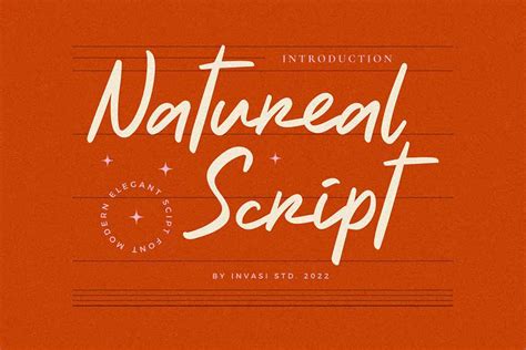 Natureal Script Font - Dfonts