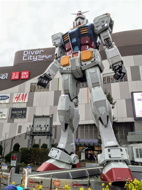 Tokyo - Odaiba - Gundam Unicorn Statue | Odaiba, Tokyo, Statue