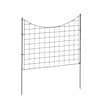 Zippity Outdoor Products 2.08 ft. H x 2.46 ft W Zippity Black Metal Garden Fence Panel with ...