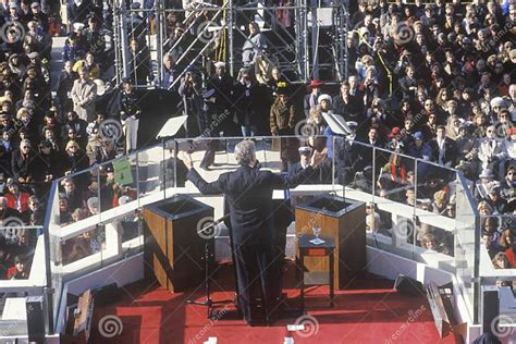 Bill Clinton S Inauguration Day Editorial Stock Photo - Image of ...