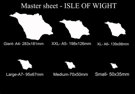 New! Isle Of Wight shape - Craftimetals Ltd