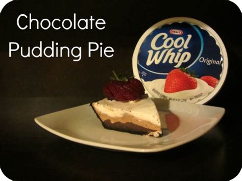 Recipe: Chocolate Pudding Pie with COOL WHIP #FMcoolwhipmoms #spon - Carrie with Children
