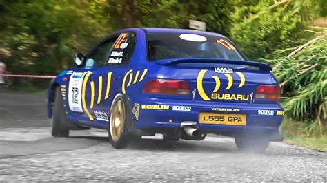 Subaru Impreza 555 GC8 Gr. A at RallyLegend 2020 w/ Great Flat-4 Rumble ...