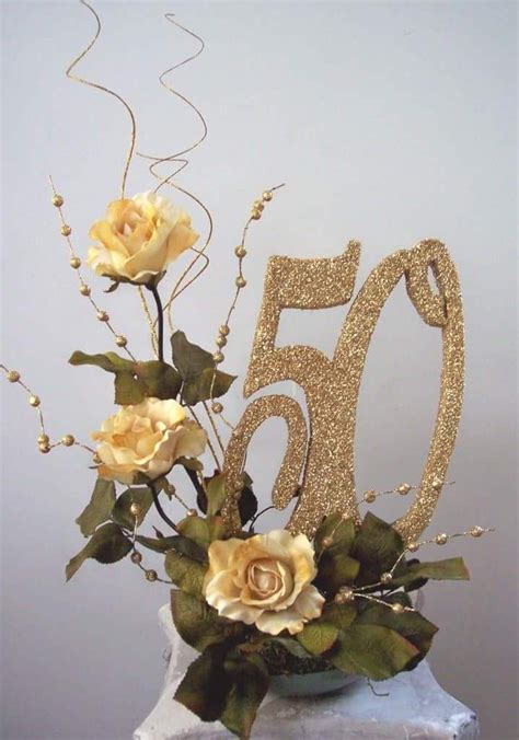 Boda de oro | 50th anniversary decorations, 50th wedding anniversary decorations, 50th ...