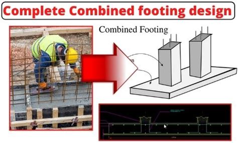 Combined footing design in building design as per IS 456 2000 code