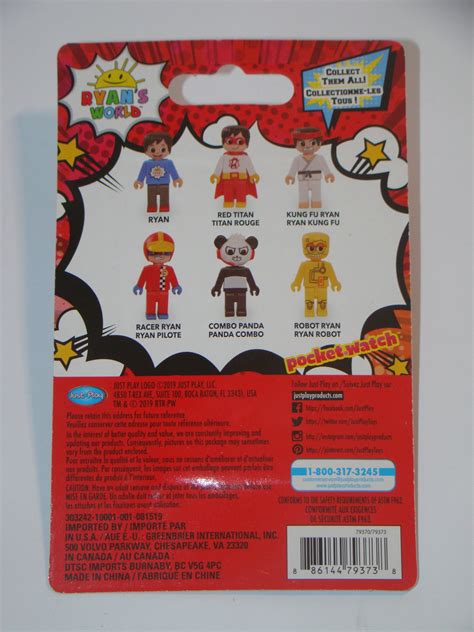 RYAN'S WORLD - pocket watch - KUNG FU RYAN - Action Figures