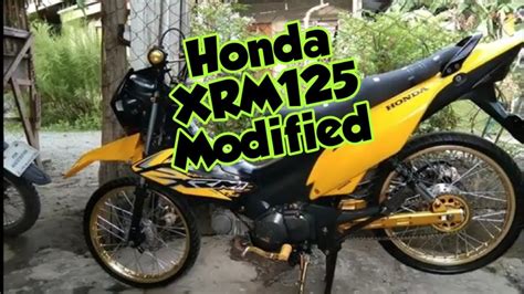 Part 5 MODIFIED HONDA XRM 125 (CARB) / RS 125 Fi / XRM 125 (Fi) / SONIC 125 - YouTube