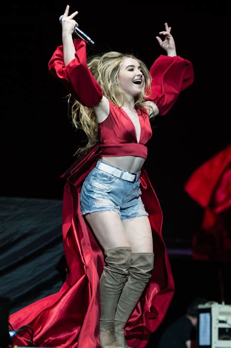 Sabrina Carpenter Performing at the O2 Arena, London, 05/13/2017