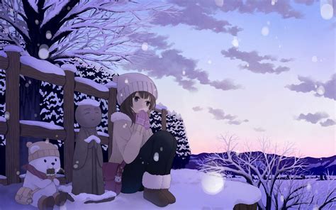 Anime Winter Wallpapers - Wallpaper Cave