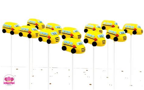 School Bus Cake Pops - Etsy