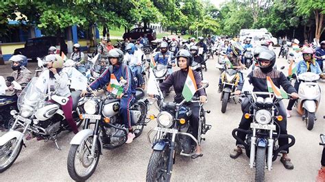 Bharath Parikrama - Bike Rally taken out in city - Star of Mysore