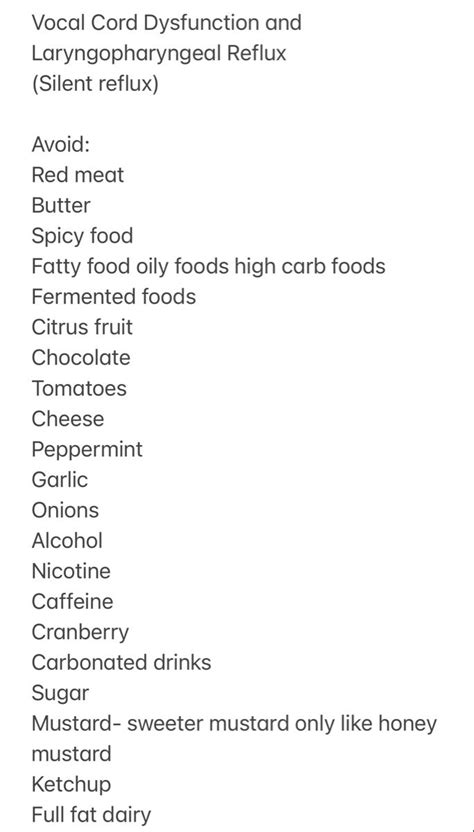 LPR notes Foods to Avoid | Acid reflux recipes, Lpr diet, Reflux recipes