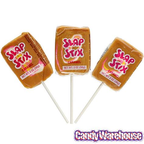 Slap Stix Caramel Pops: 24-Piece Box | Caramel, Banana flavored, Favorite candy