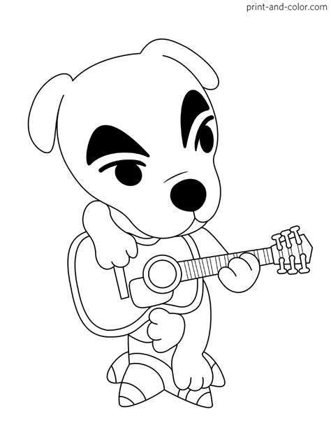 Animal Crossing coloring pages | Print and Color.com