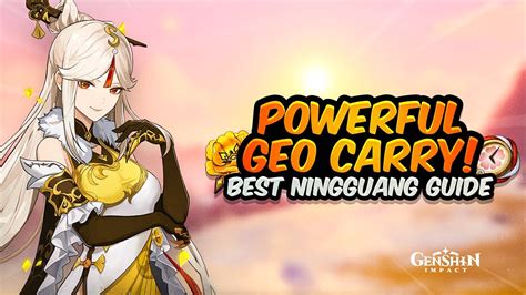 ULTIMATE NINGGUANG GUIDE! Best DPS Build - Artifacts, Weapons, Teams & Showcase | Genshin Impact ...