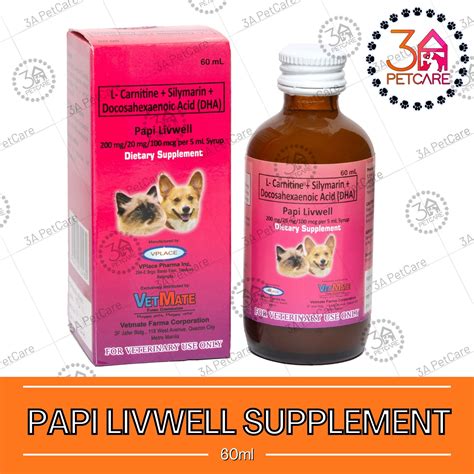 Papi Livwell Liver, Heart, Brain Food Supplement for Dogs and Cats ...