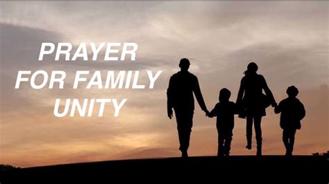 Prayer for Family Unity