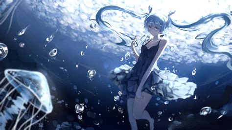 70+ Anime Girl In Water Hd Wallpaper Picture - MyWeb