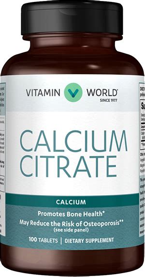 Calcium Citrate | Centre for Elites