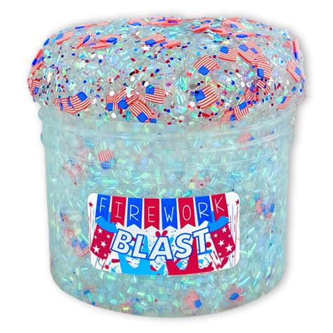 Firework Blast Bingsu Bead Slime - Shop Slime - Dope Slimes