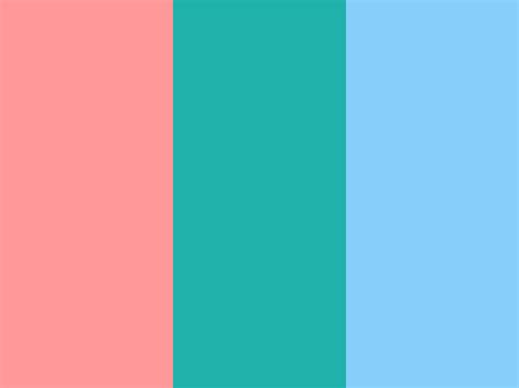 🔥 Download Light Salmon Pink Sea Green And Sky Blue by @victoriafigueroa | Light Blue and Pink ...