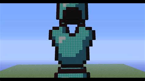 minecraft pixel art tutorial 57: Diamond Chestplate - YouTube