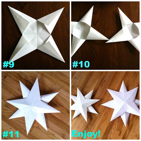 Easy 3D Paper Star Tutorial | 3d paper star, Paper stars, Paper crafts diy