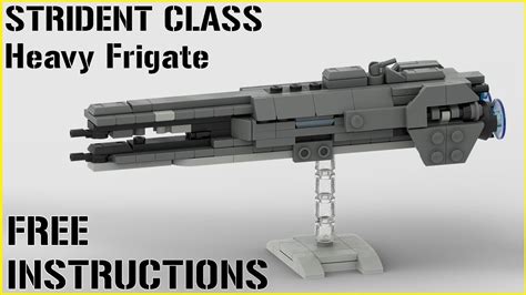 LEGO TUTORIAL | HALO | Strident Class Heavy Frigate | 1/3500 Scale ...