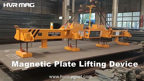 Magnetic Lifting Device Handling Thick Steel Plate, See How It Work ...