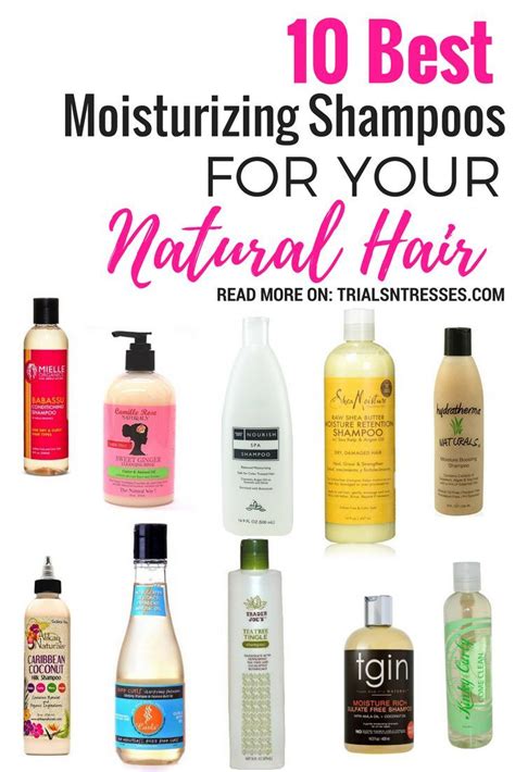 10 Best Moisturizing Shampoos For Natural Hair | Moisturizing shampoo, Natural and Hair clean