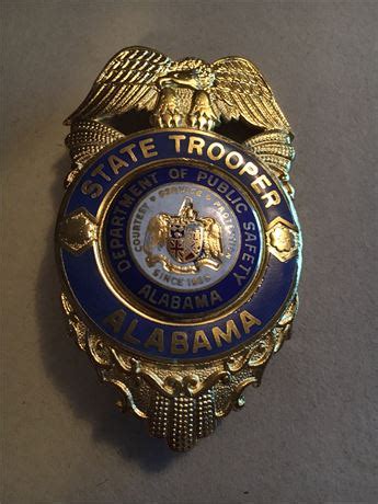 Collectors-Badges Auctions - Alabama State Police Trooper