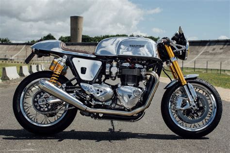 Triumph Thruxton R 1200 Cafe Racer by Triumph AMR Vittel | Triumph cafe racer, Triumph thruxton ...