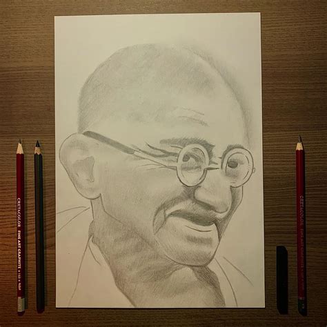 Update more than 68 mahatma gandhi sketch art latest - seven.edu.vn