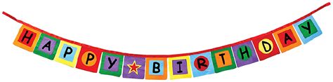 Happy birthday banner clip art free clipart images 2 - WikiClipArt