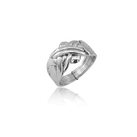 Sterling Silver 6 Piece Puzzle Ring - Jewellery from Hillier Jewellers UK